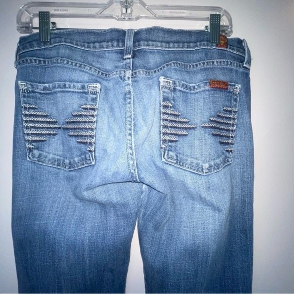 7 for all mankind jeans embroidered pockets size 29